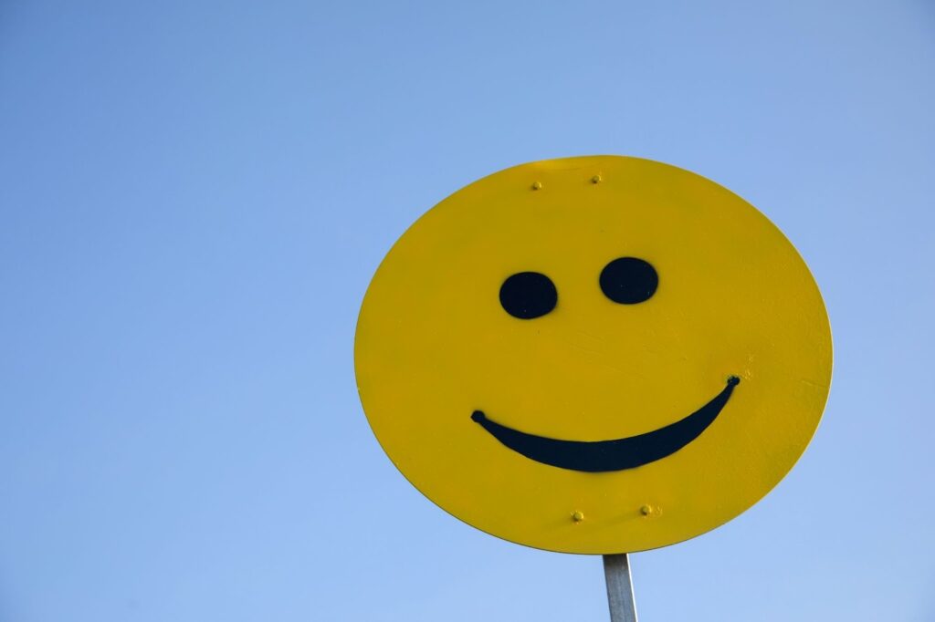 Happy Face sign by Katja Ano